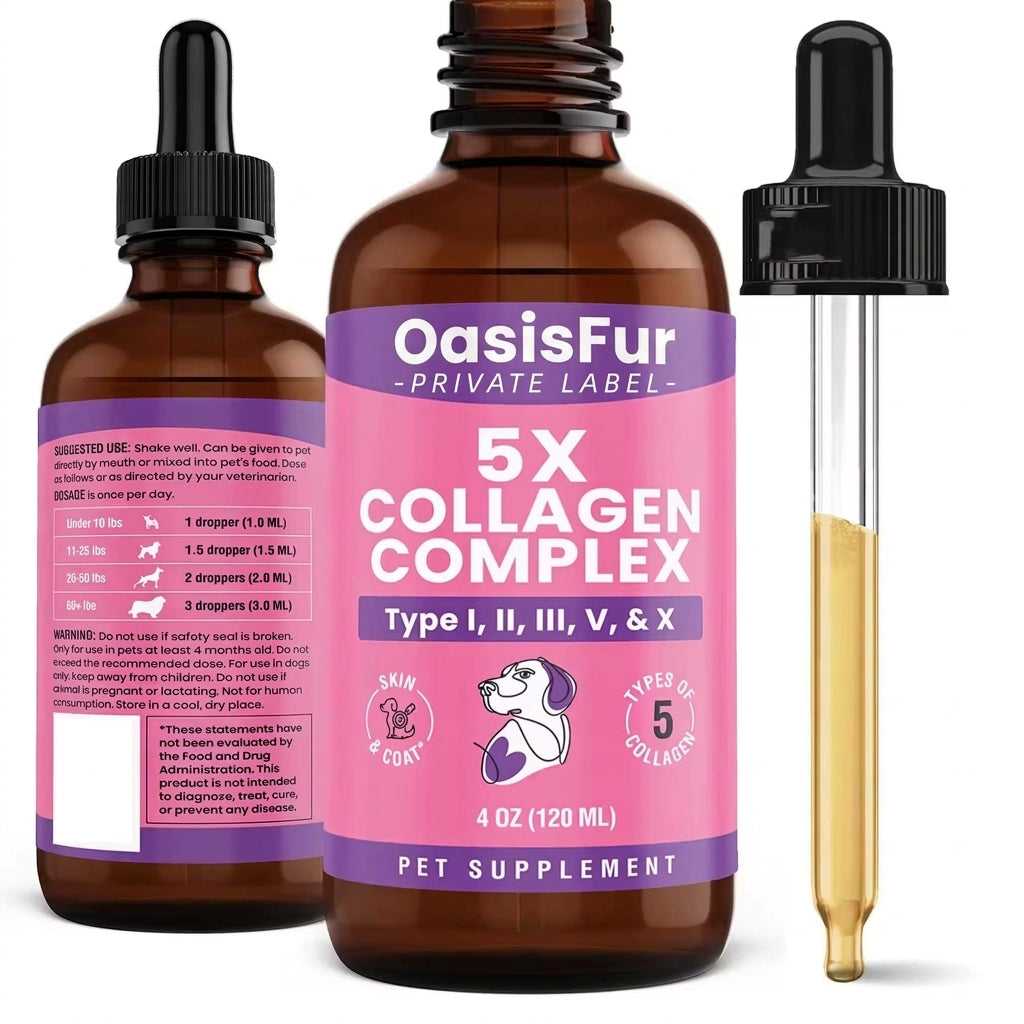 OasisFur 5X Liquid Collagen for Dogs
